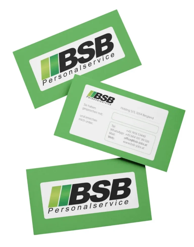 BSB Personalservice Visitenkarte